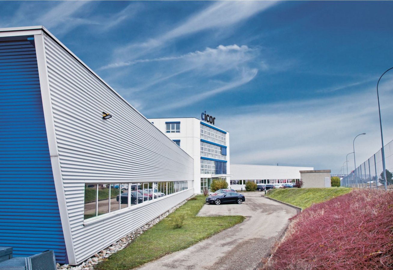 Cicor production site in Boudry Switzerland