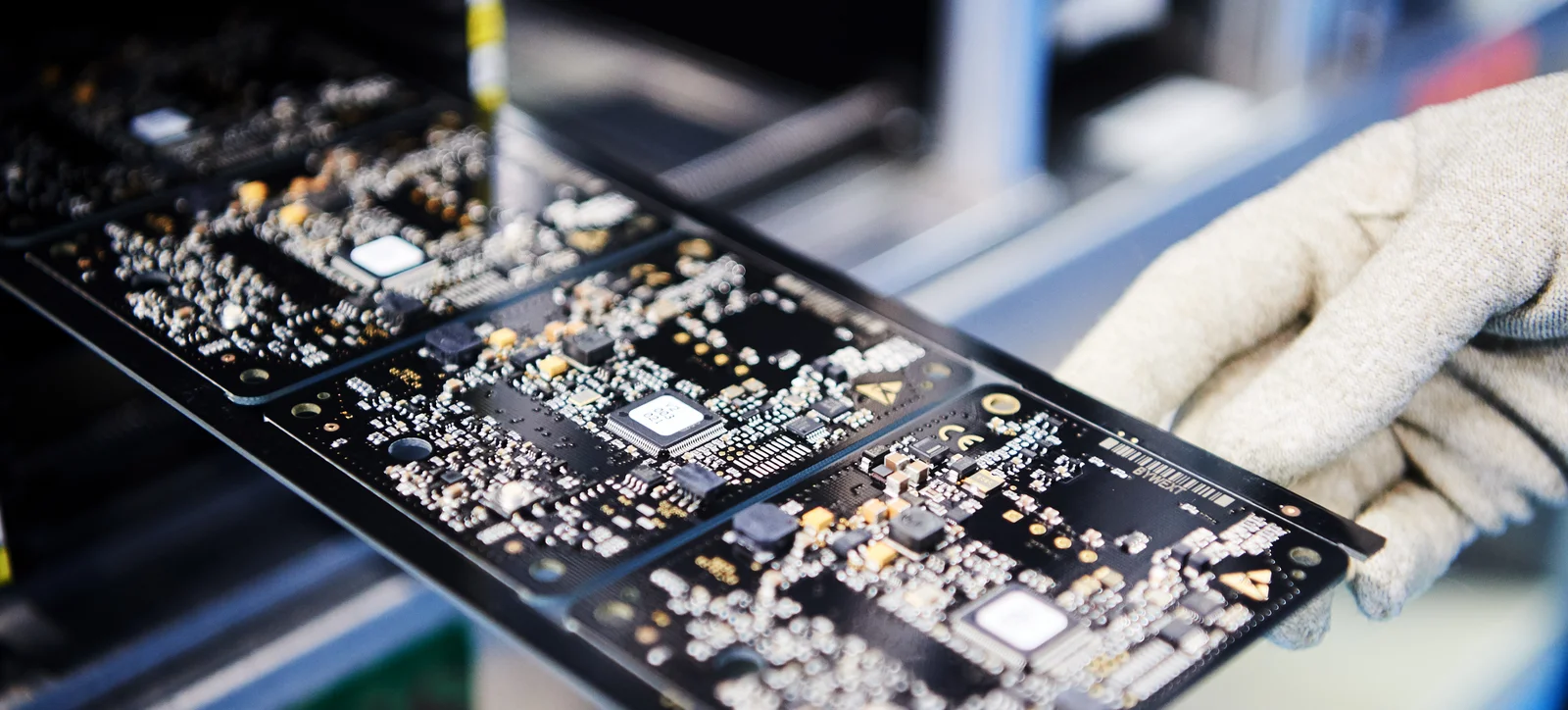 SMD assembly, part of Cicor's Electronic Manufacturing Services